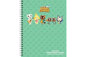 Animal Crossing: New Horizons 16-month September 2023–December 2024 Weekly/Monthly Planner