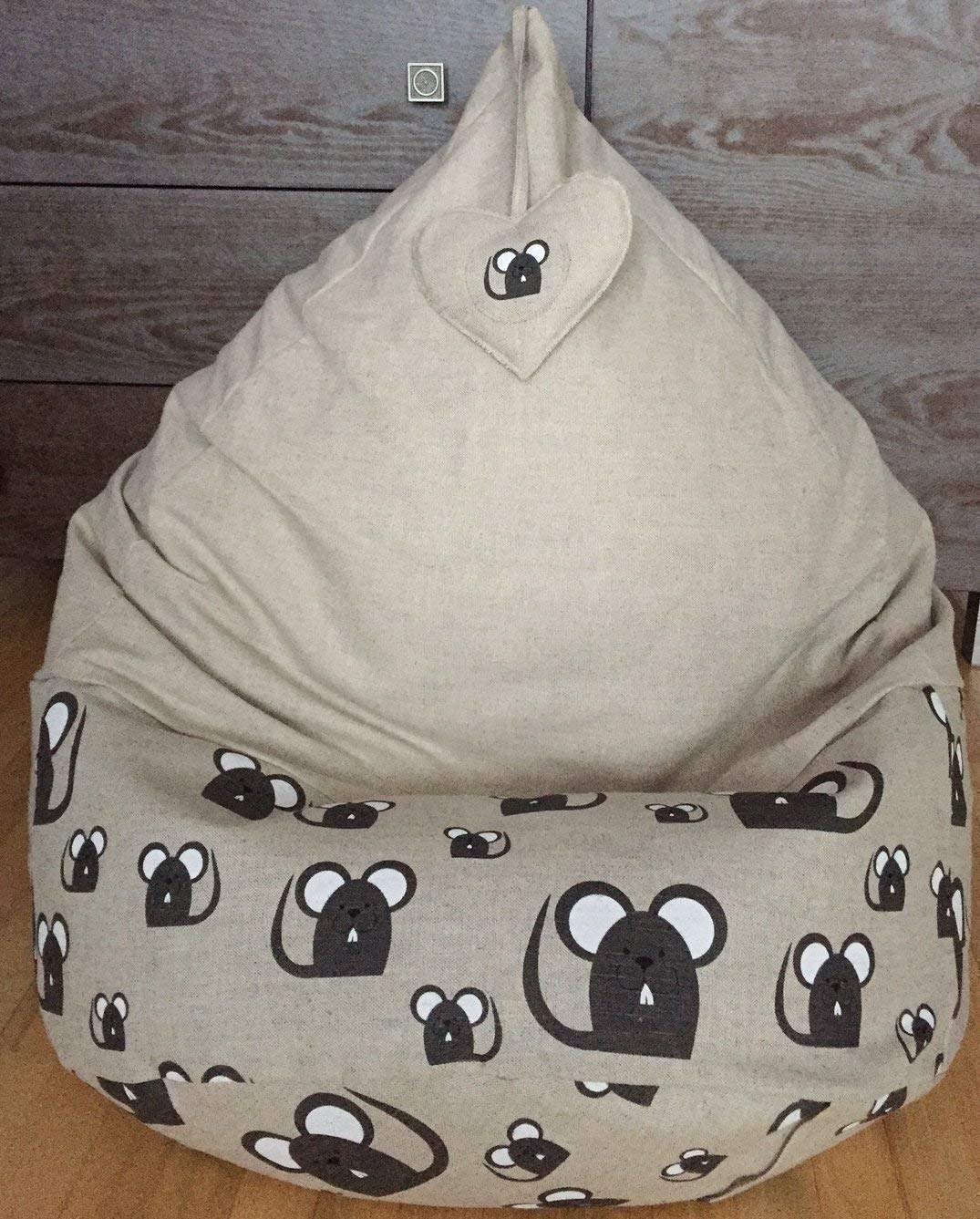 Cabilock Sitzsack Innenbezug Ohne Füllung - Waschbarer Ersatz Für Lazy Sofa