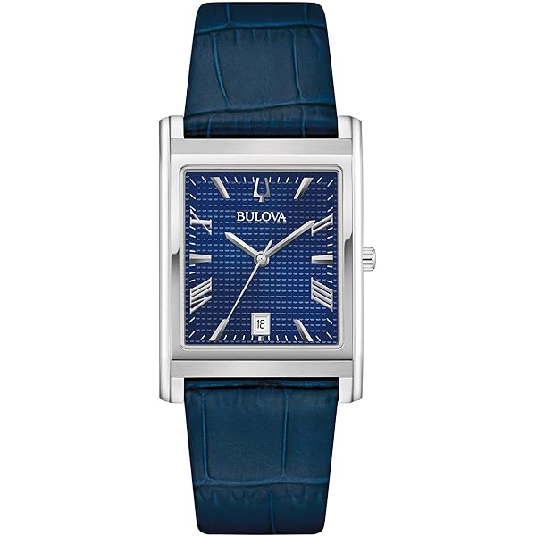 Amazon.com: Bulova Men's Stainless Steel 3-Hand Calendar Date