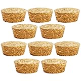 10Pcs Tapered Cork Plugs Wooden Wine Corks Stoppers