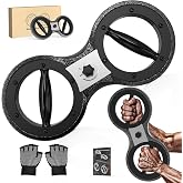 HOTWAVE Burn Machine,360&deg; Rotating Shoulder Trainer for Arms &amp; Upper Body | 3-in-1 for forearm, full-body &amp; boxing training. Enlarged ring. Steel frame. Portable home workout equipment
