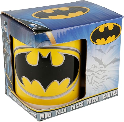 TAZA CERAMICA 325 ML CON CAJA | BATMAN LOGO: Amazon.es: Hogar