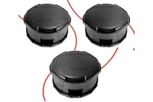 VIABRICO 3 Pack String Trimmer Head compatible for Echo Speed Feed 400 SRM-230 SRM225 SRM-210 SRM2100 Echo Weed Eater PAS210 PAS211 PAS225 PAS230 PAS260 Shindaiwa T195S T220 T222 T230 T231 Straight Shaft