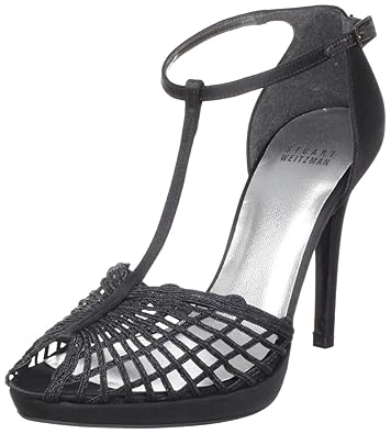 stuart weitzman satin pumps