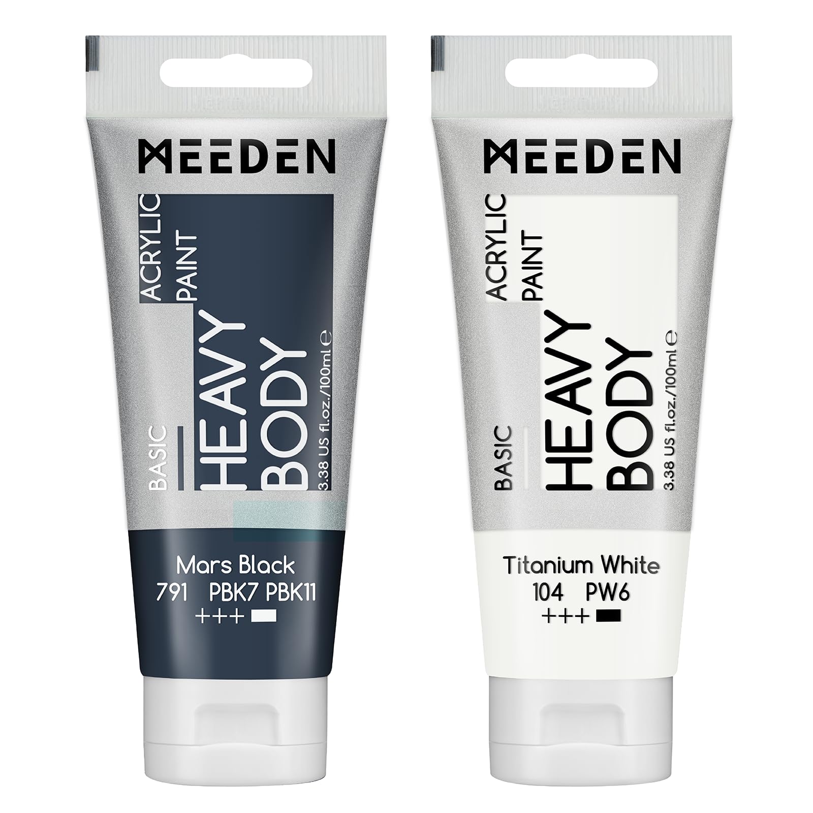 MEEDEN Acrylic Paint Mars Black: Bundled with