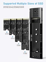 Beikell M.2 NVMe Enclosure 10Gbps USB 3.2 Gen2 Tool-Free 2280/2242/2260/2230 view 4