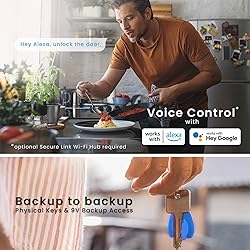Lockly Smart Lock Model 6S, Bluetooth Smart Door