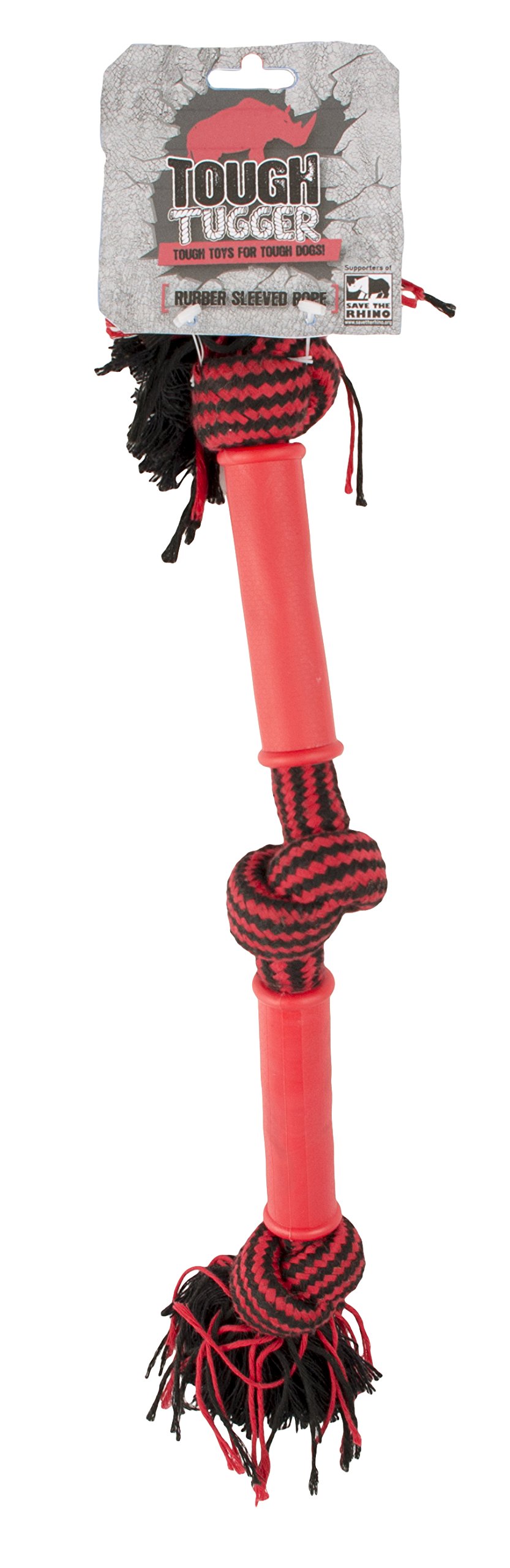 Pet Brands Tough Tugger Rubber Sleeved Rope Dog Toy