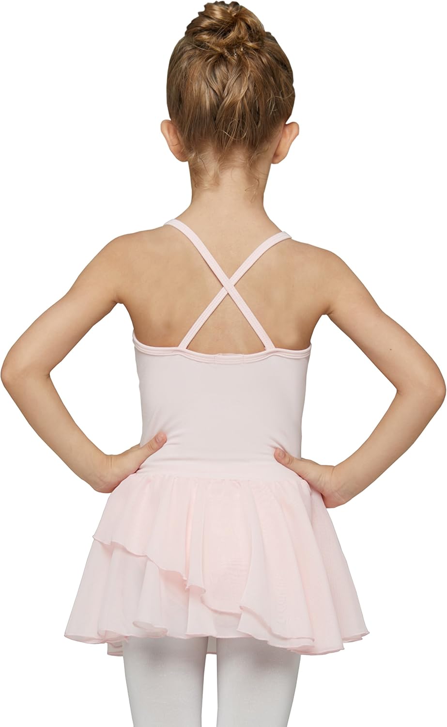 MdnMd Camisole Ballet Dance Leotard with Tutu Skirt for Toddler Girls Gymnastic Ballerina Dress Outfit: Clothing