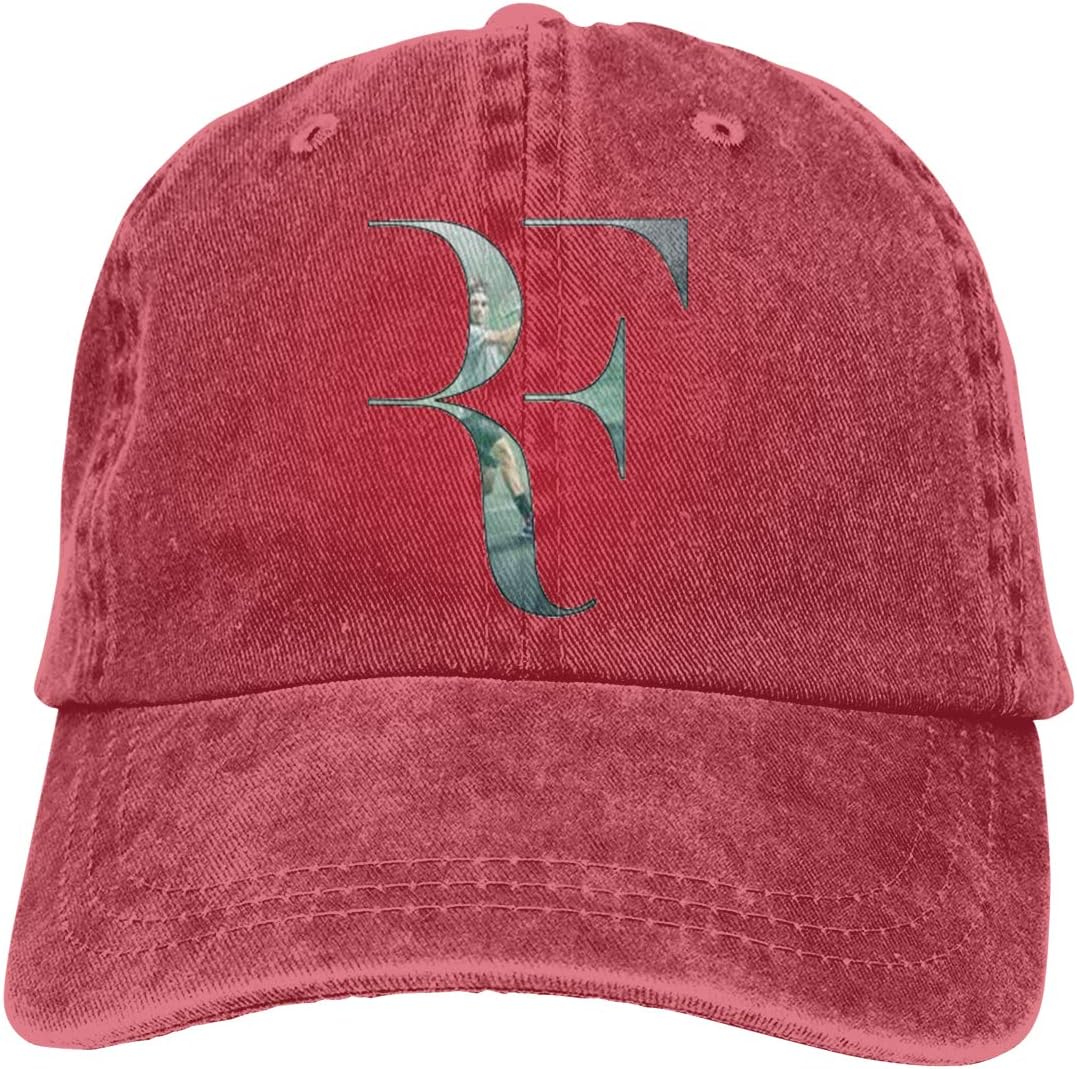 Warshland Womens&Mens Fashion Roger Federer Unisex Denim Hat Cowboy Baseball Caps