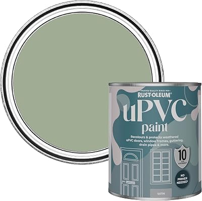 Rust-Oleum Green uPVC Door Window Paint Satin Bramwell 750ml