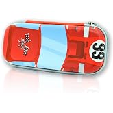 WtallasiSei Car Pencil Case Zip Pencil Box Vintage 66 Route Cars Pouch Holder Multi Desk Organizer For Boys Girls School Office