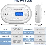 XINDUM Wireless Interlinked Smoke Alarm Bundle with CO & Heat Detectors view 6