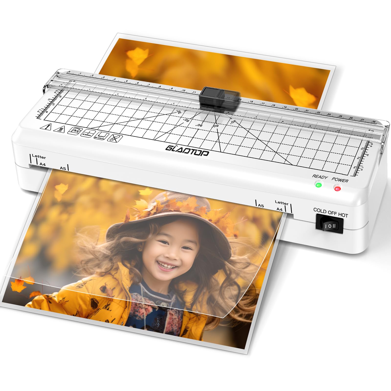A4 Laminator Machine,70s Rapid Warm Up, Jam-Free