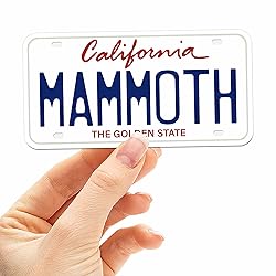California License Plate Stickers for