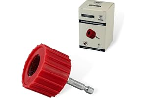 KWALITISTAR 3/4-Inch Copper Pipe Cleaner for Power Drill, Model InerLok075, 3/4” Tube Cleaning Brush, Cleans Copper / Bronze / Brass Pipes and Tubes for Soldering, w/ Stainless-Steel Wire Bristles and 1/4” Shank