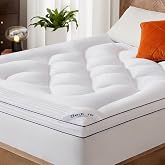 BEDLORE Queen Mattress Topper, Thick Pillow Top Bed Cover Soft Mattress Pad | Mattress Cover for Back Pain Relief,Cooling Deep Pocket 6-18" Fits Queen Mattresses for Couples, Bedrooms and Guest Rooms