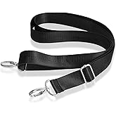 Gtziqa 1 Inch Wide Purse Straps Replacement Crossbody, Nylon Shoulder Strap Universal Adjustable Strap with Silver Clips for Briefcase, Handbags, Laptop, Luggage Bag, Camera Bag