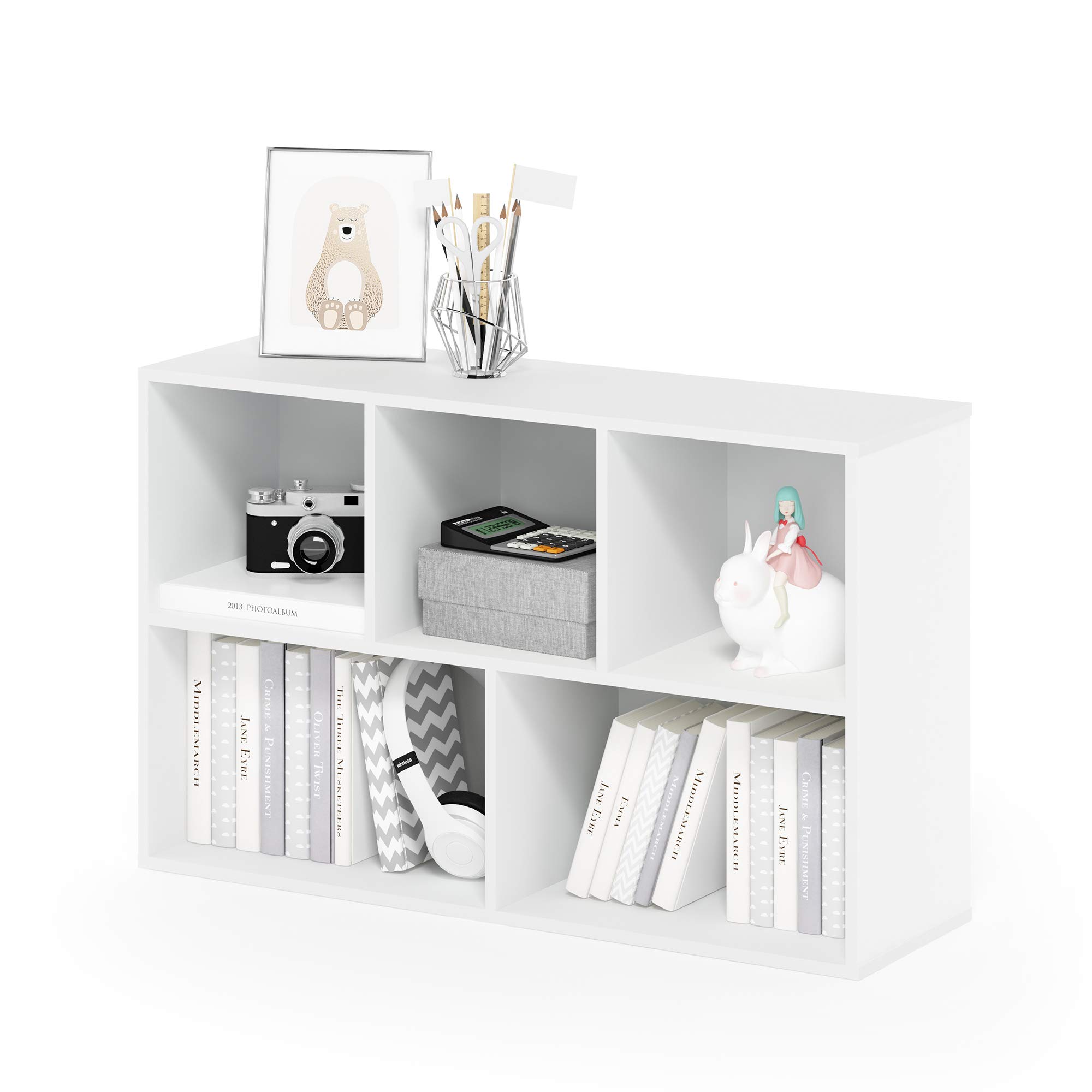 Photo 1 of Furinno Luder Bookcase / Book / Storage , 5-Cube, White