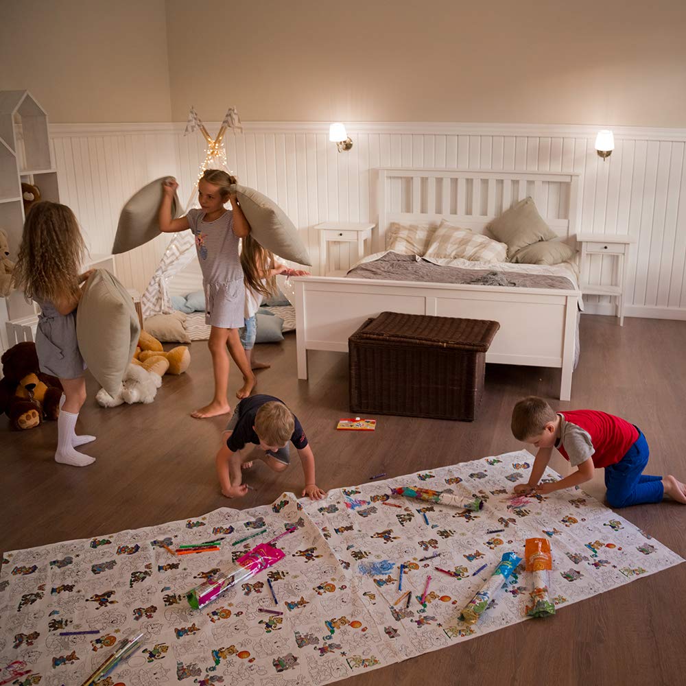 Coloring Tablecloth Cars
