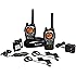Midland - GXT1000VP4, 50 Channel GMRS Two-Way Radio - Up to 36 Mile Range Walkie Talkie, 142 Privacy Codes, Waterproof, NOAA Weather Scan + Alert (Pair Pack) (Black/Silver)