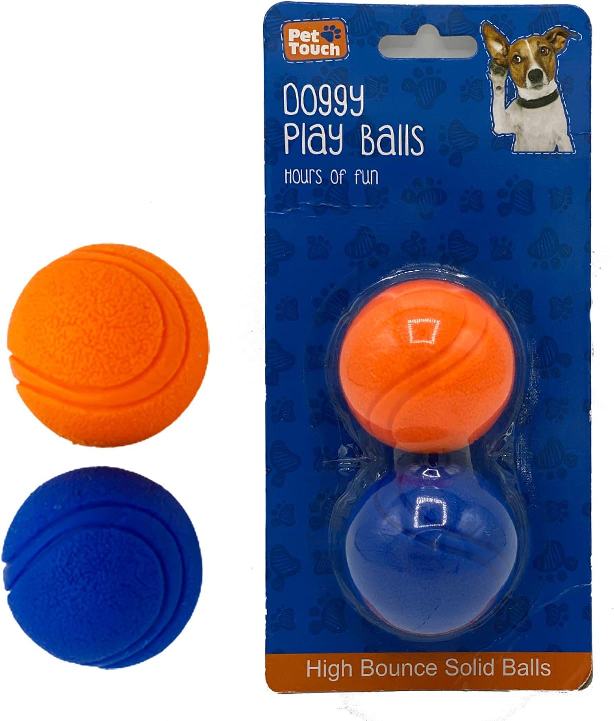 Dog Training High Bounce Solid Ball Doggy Play Balls Hours for Fun for