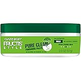 Garnier Fructis Style Pure Clean Finishing Paste for Hair, 2 Ounce Jar, (Packaging May Vary)