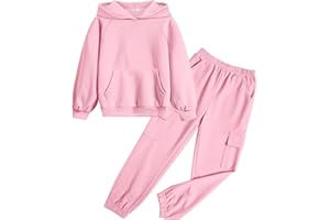 Arshiner 2 Pieces Girls Outfits Tie Dye Sweatsuits Pant Set Long Sleeve Athletic Sweatshirts and Sweatpants with Pockets