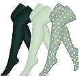 CHARMKING Compression Socks (3 Pairs) Knee High Compression Sock for Women & Men Stockings for Running, Cycling,Athletic