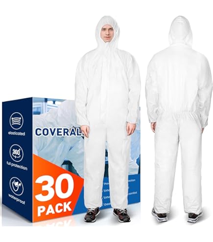 Kimberly Clark 44304 Kleenguard A40 Coveralls Zip Front, X-Large
