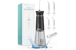 Water Dental Flosser Cordless with Magnetic Charging for Teeth Cleaning, Nursal 7 Clean Settings Portable Rechargeable Oral Irrigator, IPX8 Waterproof Water Dental Picks for Home Travel