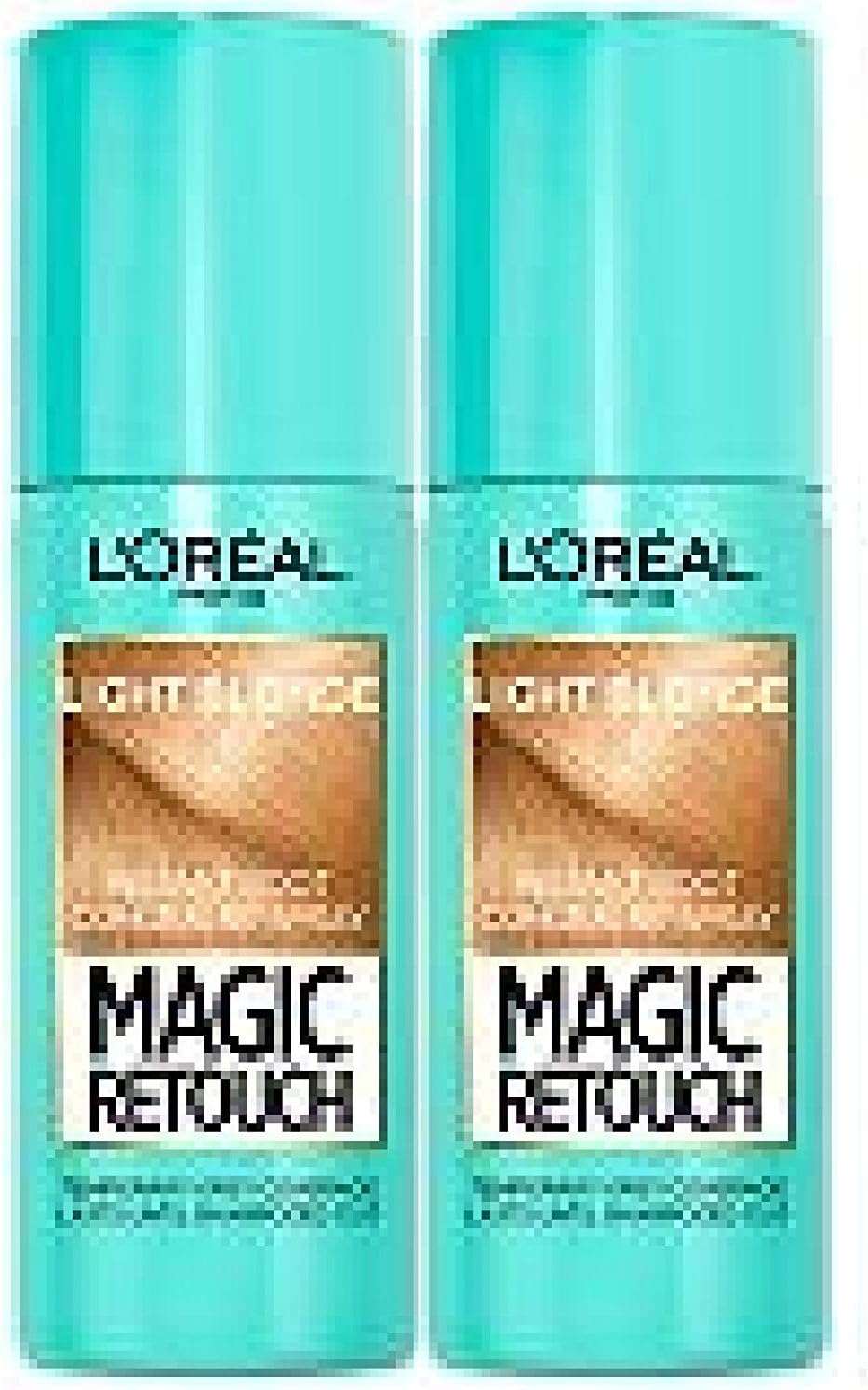 (2 PACK) L'Oreal Paris Magic Retouch Instant Root Concealer Light Blonde x 75ml, 75 ml (Pack of 2)