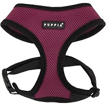 Puppia Soft Mesh Dog Harness - Comfortable & Safe Fit For Large Dogs - Orange - XL Size