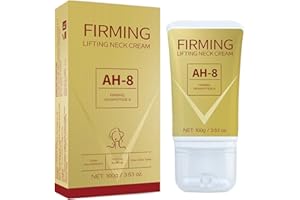 Goswar AH-8 Firming Neck Cream for Crepey Skin Body Care Comfort, Neck Cream With Roller, Moisturizing, Tightening Lotions Cosmetic Skin Care Skin Repair(1PCS)