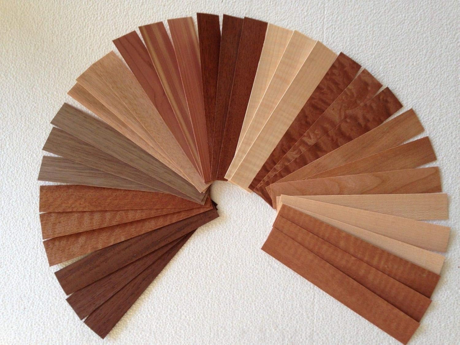 Creatieve hobby's Mahogany Fingerboard Wood Veneer 11/2" x 8" 180