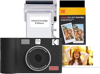 KODAK Mini Shot 2 Era 2x3 Instant Camera Printer 38 Sheets Bluetooth