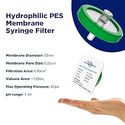 Membrane Solutions 10 Pack Syringe Filter Sterile