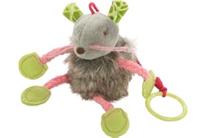 SmartyKat Bouncy Mouse Bungee Dangler Plush Cat Toy, Springy Erratic Motion for Batting & Pouncing Fun for Cats & Kittens, Randomly Selected Color, One Size
