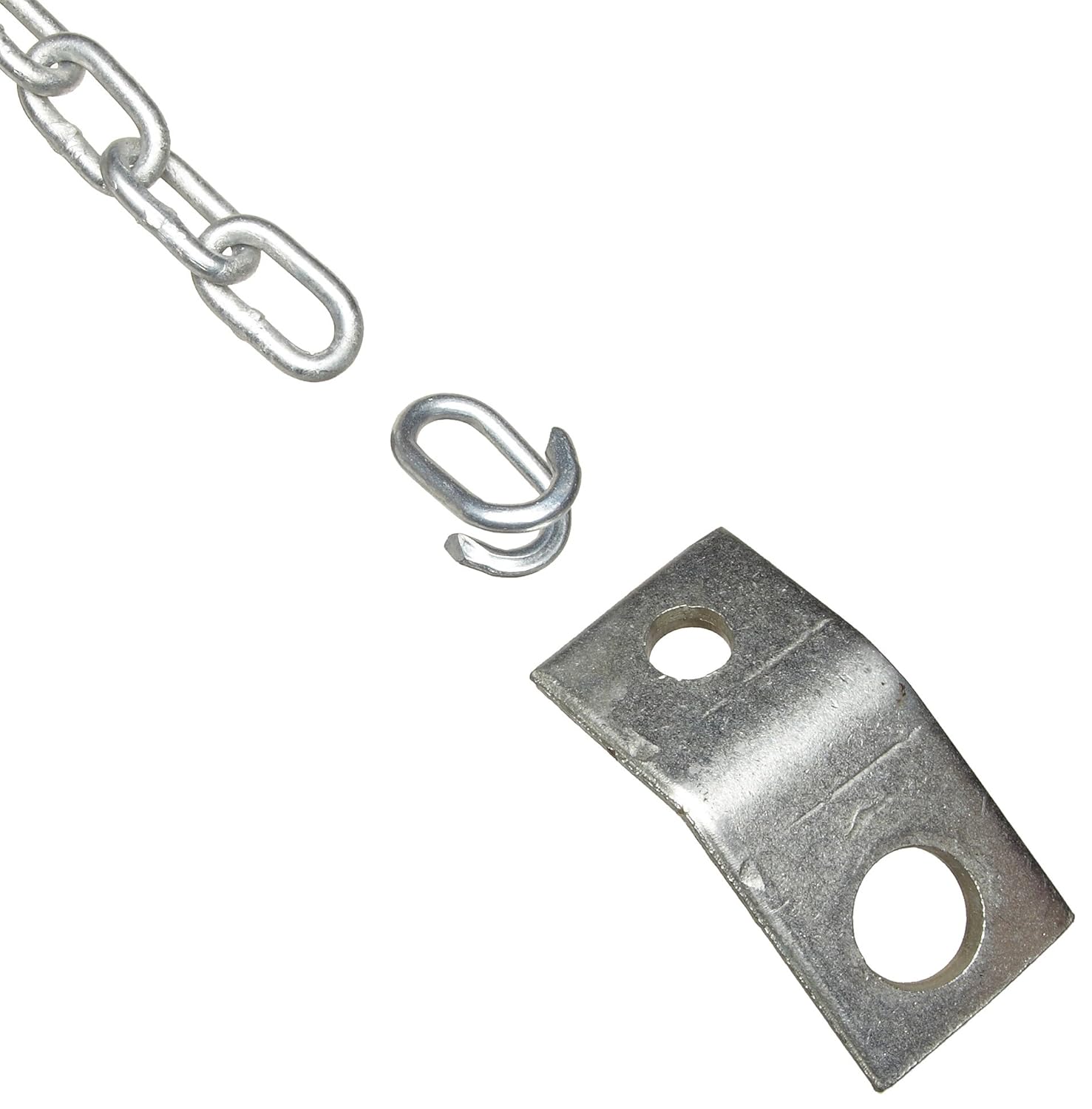 Galvanized Steel Tie Back Chain for Wheel Chock, 20' Length, 3/16" Chain Size: Industrial & Scientific