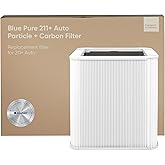 Blueair Replacement Particle + Carbon Filter for Blue Pure 211+ Auto, White (F211PACF106236)