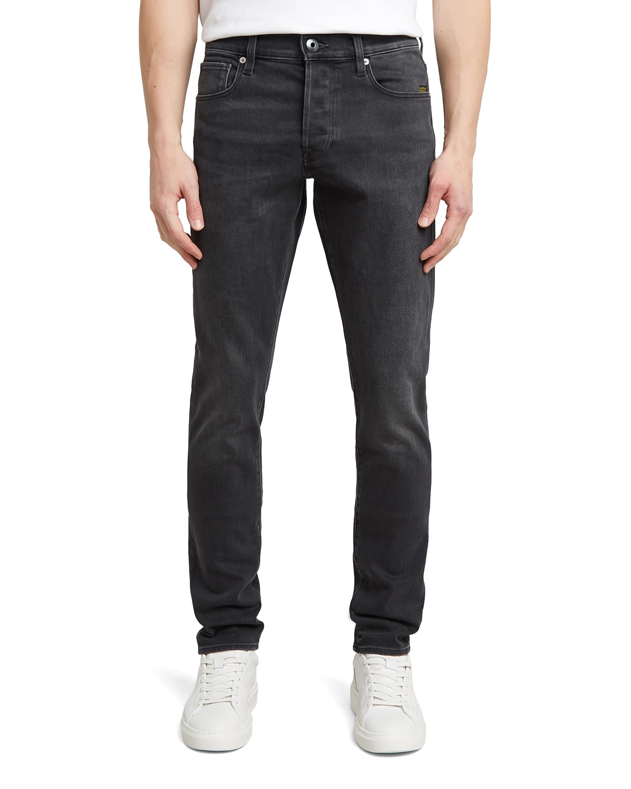 G-Star Men's 3301 Slim Jeans, Black (antic charcoal 51001-B479-A800), 32W / 32L