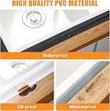 Flintronic Bath Sealant Strip 4.5m Self Adhesive Caulk Tape Grey 20mm Wide view 4