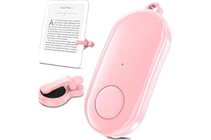 HIGHGO Remote Control Page Turner for Kindle Paperwhite Oasis Kobo eReaders,Kindle Clicker Page Turner Accessories for iPhone,iPad, Android Tablets Reading Novels,Camera Video Record&Shutter Selfie (Pink)