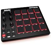 Akai Professional MPD218 USB MIDI Pad Controller | 16 Velocity-Sensitive MPC Drum Pads, 6 Assignable Knobs, Note Repeat, for Beat Makers