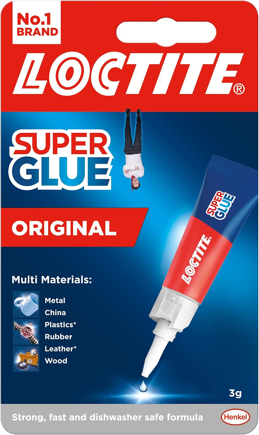 Loctite Universal Super Glue Instant Clear Liquid for Repairs 3g