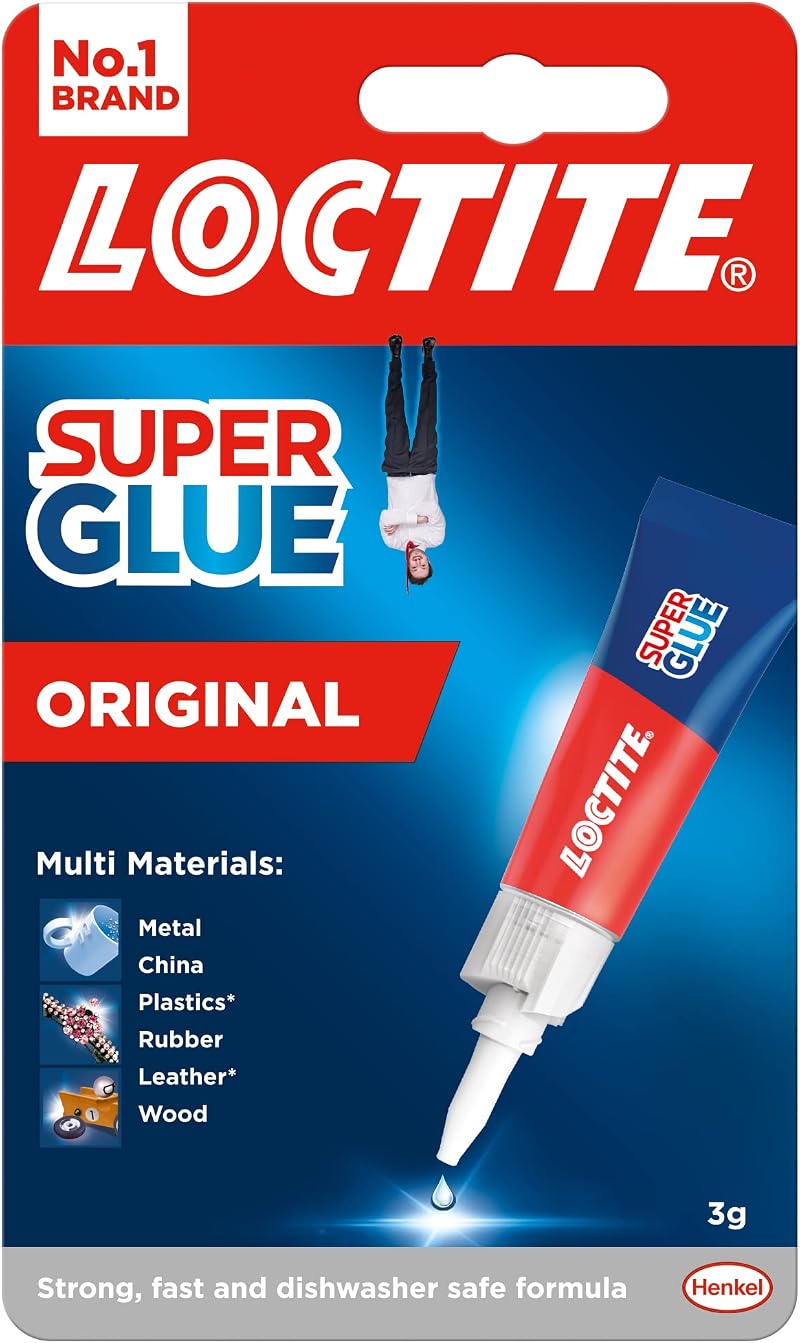 Loctite Universal Super Glue Instant Clear Liquid for Repairs 3g