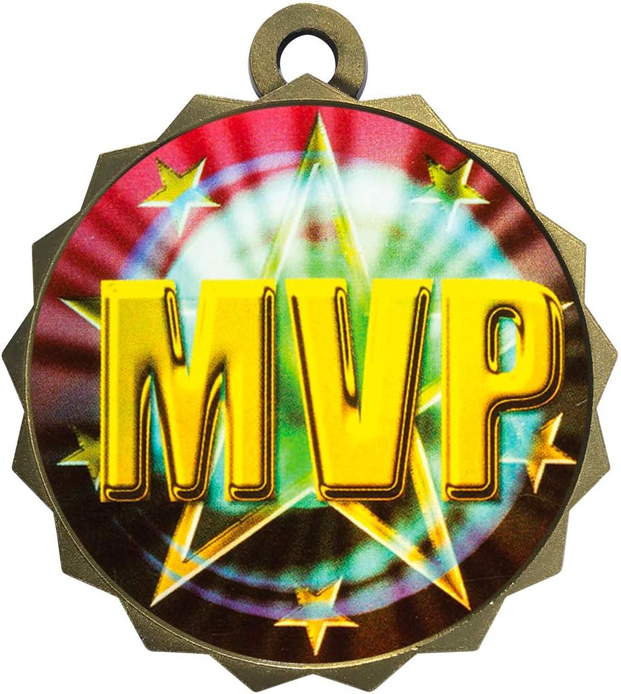 Express Medals MVP Gold Medal Trophy Award with Neck
