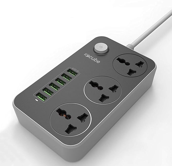 iBlockCube Universal Power Strips Extension Lead USB Amazon.co.uk
