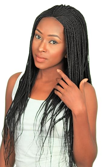Amazon Com Cornrow V Center Part Braid Wig Color 1 22 Inches