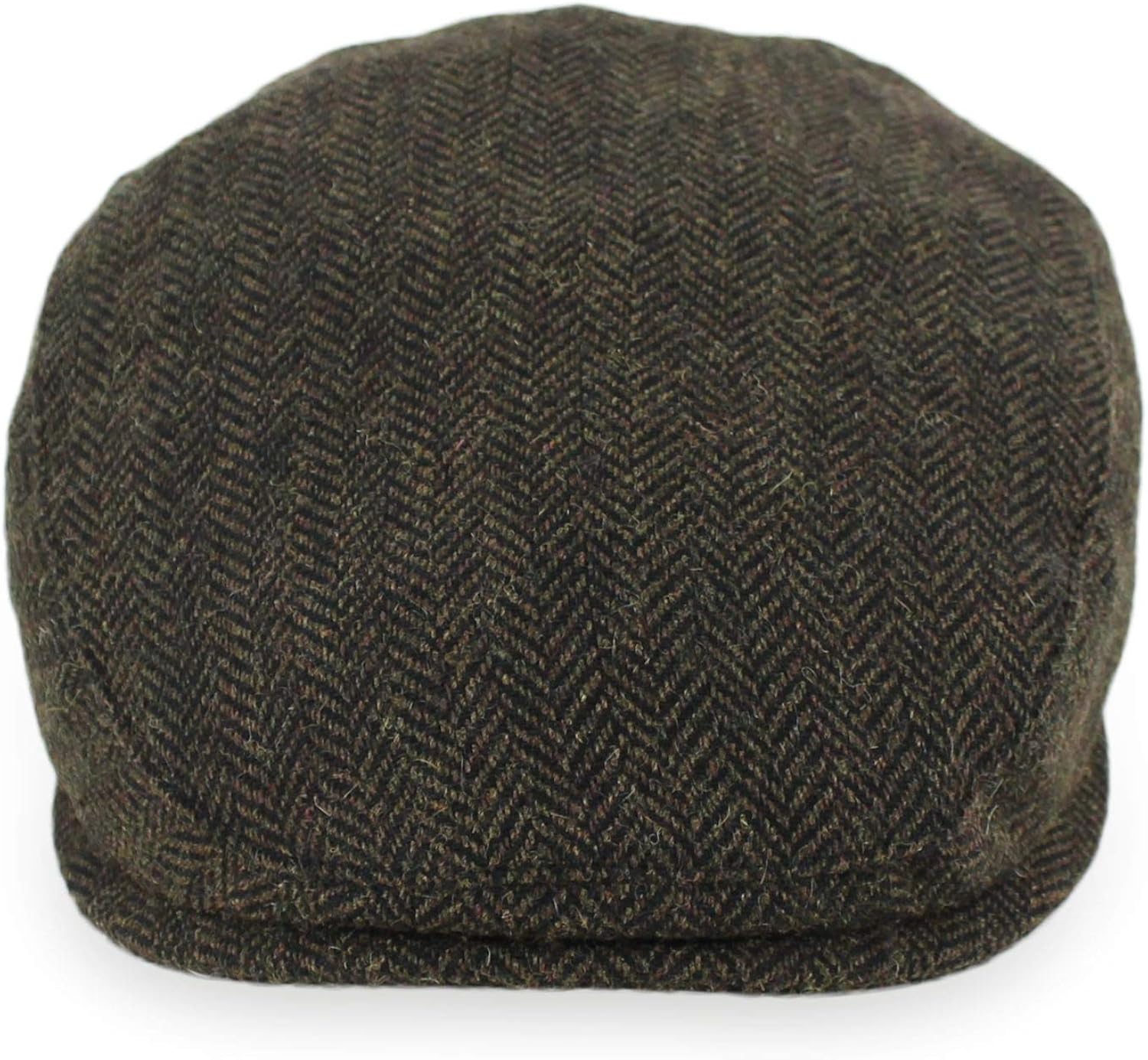 wool tweed flat cap